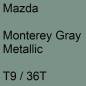 Preview: Mazda, Monterey Gray Metallic, T9 / 36T.